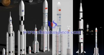 外媒設(shè)想的長征九號、長征五號和土星五號重型運(yùn)載火箭等的尺寸對比圖片