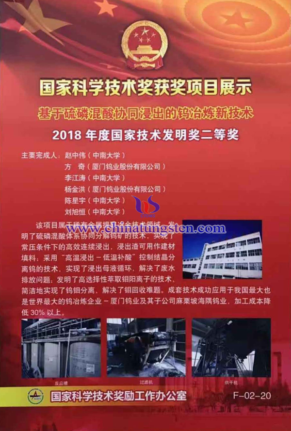 基於硫磷混酸協(xié)同浸出的鎢冶煉新技術(shù)圖片