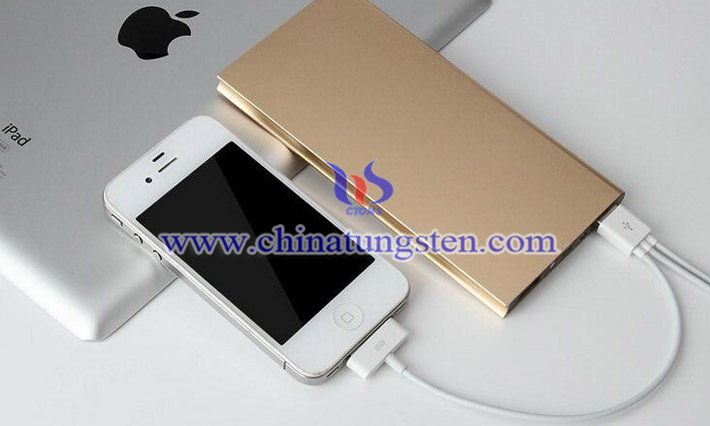 移動(dòng)電源鋰電池用二硫化鎢納米片圖片