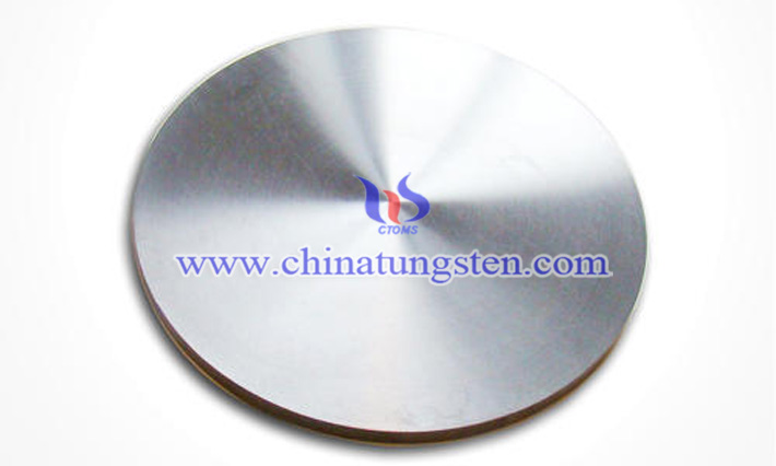 半導(dǎo)體晶片用高純鎢靶材圖片