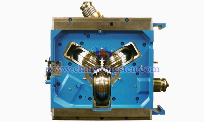 三輥Y型軋機(jī)傳動(dòng)機(jī)架，三根輸入軸的３輥軋機(jī)，用於軋製盤條和棒材