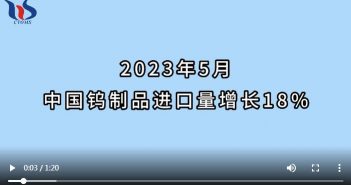 2023年5月中國(guó)鎢制品進(jìn)口情況