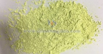 晶體之美:氧化鎢的晶體結(jié)構(gòu)剖析 中鎢線上黃色氧化鎢圖片