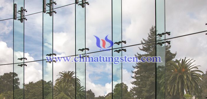 WO3 applied for glass curtain wall heat insulation coating picture