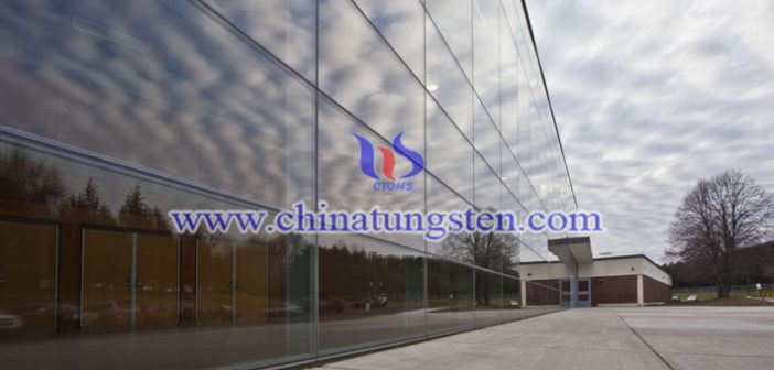 WO3 nanopowder applied for transparent heat insulation glass picture