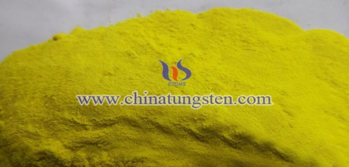 WO3 powder applied for building glass thermal insulation coating image