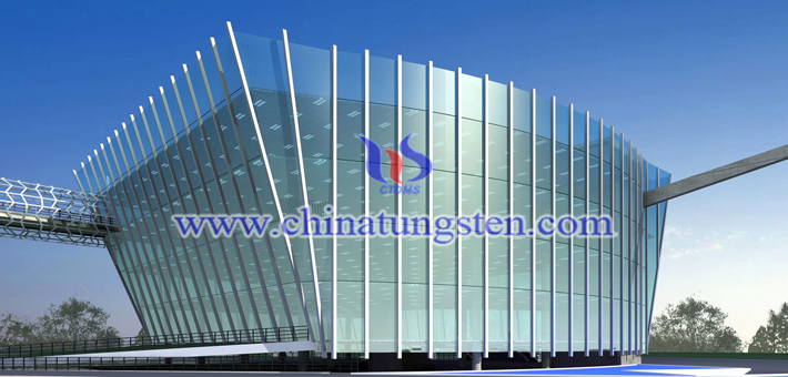 WO3 powder applied for heat-insulating energy-saving glass picture