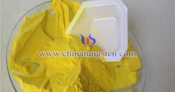 nano yellow tungsten oxide applied for building glass thermal insulation coating image