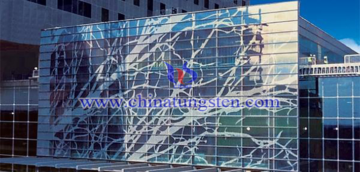 tungsten oxide applied for glass curtain wall heat insulation coating picture