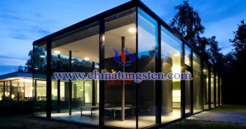 tungsten oxide applied for new energy efficient building glass picture