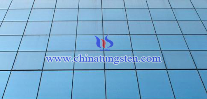 tungsten oxide nanopowder applied for glass curtain wall heat insulation coating picture