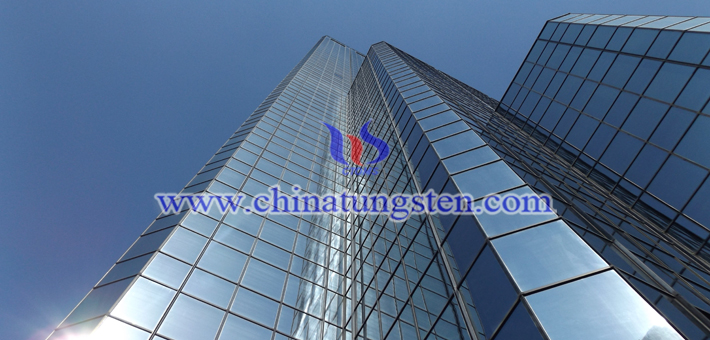 tungsten oxide nanopowder applied for heat-insulating energy-saving glass picture