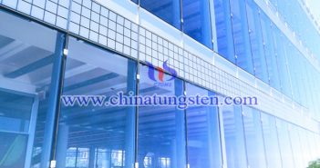 tungsten trioxide nanopowder applied for heat-insulating energy-saving glass picture