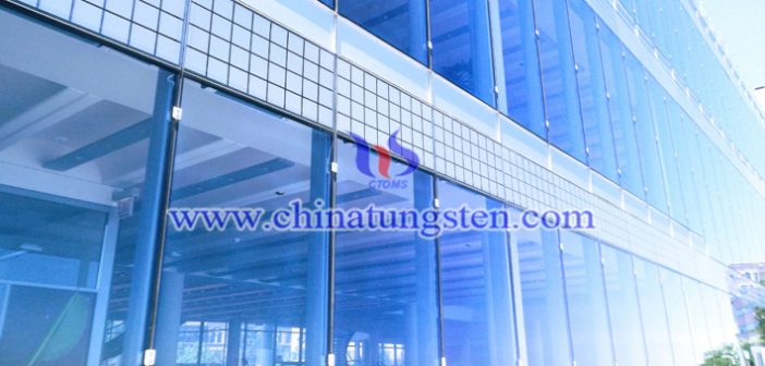 tungsten trioxide nanopowder applied for heat-insulating energy-saving glass picture