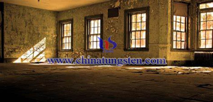 tungsten trioxide powder applied for transparent heat insulation glass picture