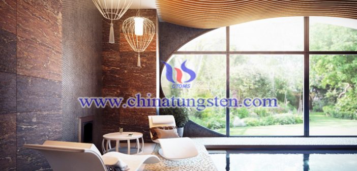 yellow tungsten oxide nanopowder applied for transparent heat insulation glass picture