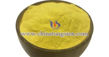 yellow tungsten oxide powder applied for heat-insulating energy-saving glass image