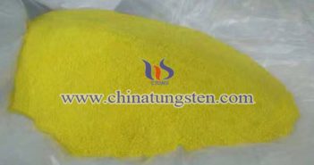 yellow tungsten oxide powder applied for transparent heat insulation glass coating image