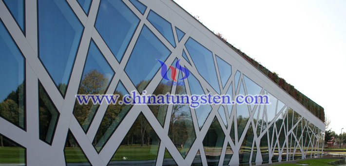 yellow tungsten oxide powder applied for transparent heat insulation glass picture
