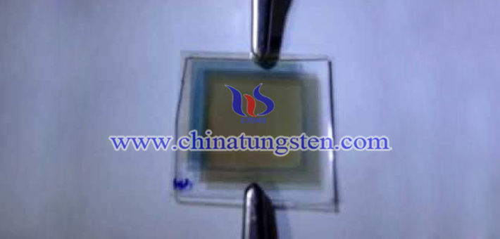 Li-doping tungsten oxide electrochromic film picture