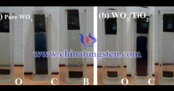 Mo-doping WO3 Electrochromic Film Mo-doping WO3 electrochromic film picture