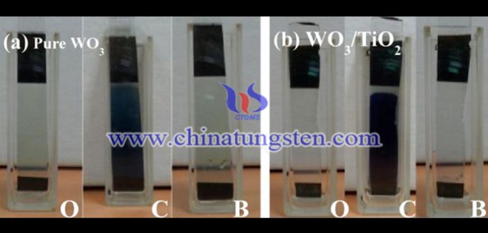 Mo-doping WO3 electrochromic film picture