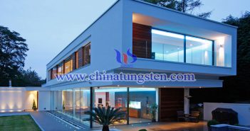 WO3 applied for nano transparent heat insulating glass coating picture