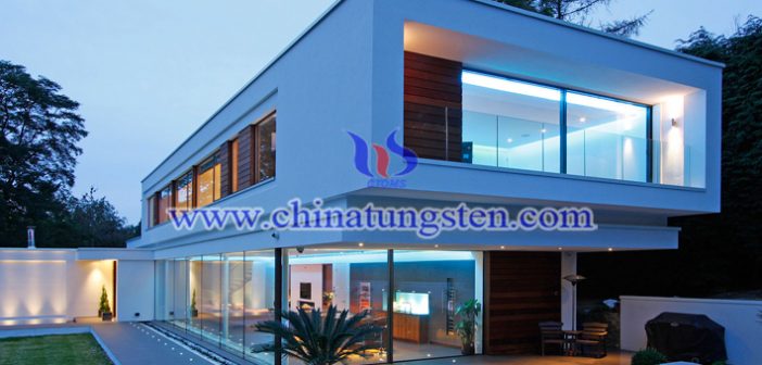 WO3 applied for nano transparent heat insulating glass coating picture