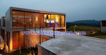 WO3 nanoparticles applied for heat-insulation glass coating picture