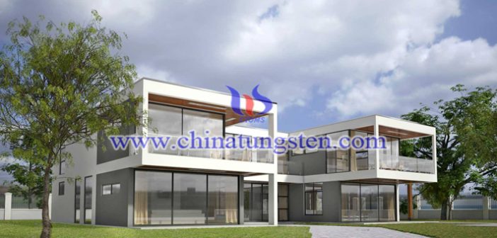 WO3 nanoparticles applied for transparent heat insulation glass coating picture