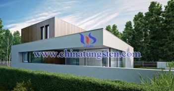 WO3 nanopowder applied for nano transparent heat insulating glass coating picture