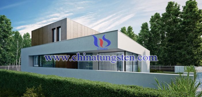WO3 nanopowder applied for nano transparent heat insulating glass coating picture