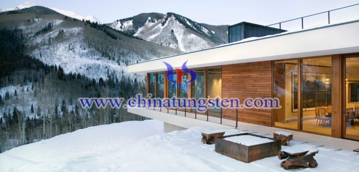 WO3 powder applied for nano transparent heat insulating glass coating picture