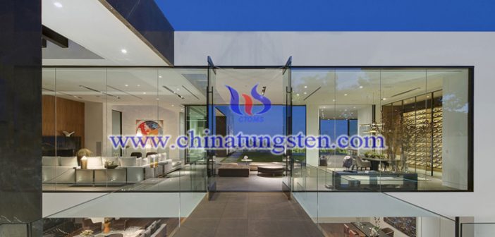 nano tungsten oxide applied for heat-insulation glass coating picture