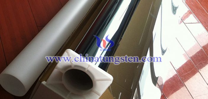 nano violet tungsten oxide applied for car thermal insulation glass picture