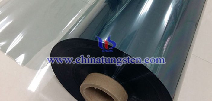 nano violet tungsten oxide applied for smart window film picture