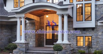tungsten oxide nanoparticles applied for energy efficient building glass picture