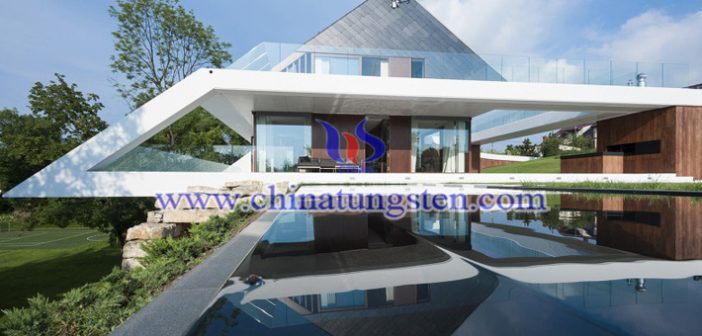 tungsten oxide nanoparticles applied for glass curtain wall heat insulation coating picture