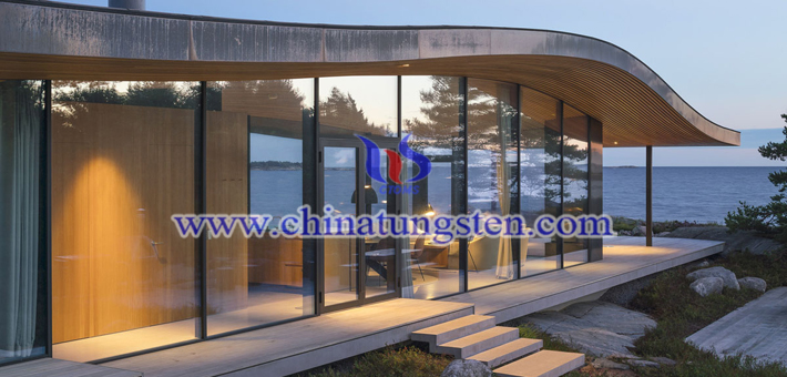 tungsten oxide powder applied for heat-insulation glass coating picture