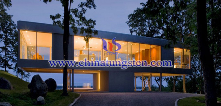 tungsten oxide powder applied for nano transparent heat insulating glass coating picture