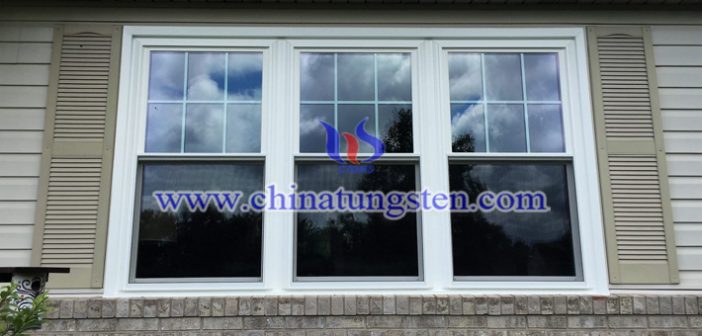 tungsten trioxide nano particles applied for new energy efficient building glass picture