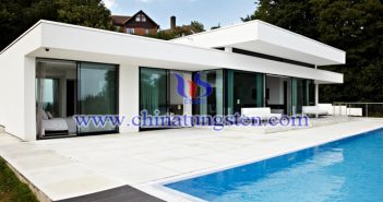 tungsten trioxide nanoparticles applied for transparent heat insulation glass coating picture