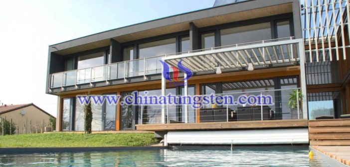 violet tungsten oxide applied for energy saving glass coating picture