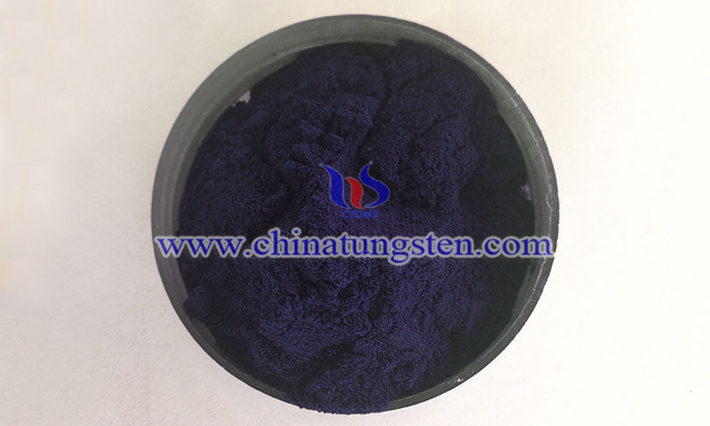 violet tungsten oxide applied for smart heat insulation window glass image