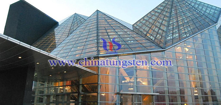 violet tungsten oxide nano particle applied for heat-insulating energy-saving film picture