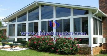violet tungsten oxide nano powder applied for energy saving glass coating picture