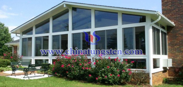 violet tungsten oxide nano powder applied for energy saving glass coating picture