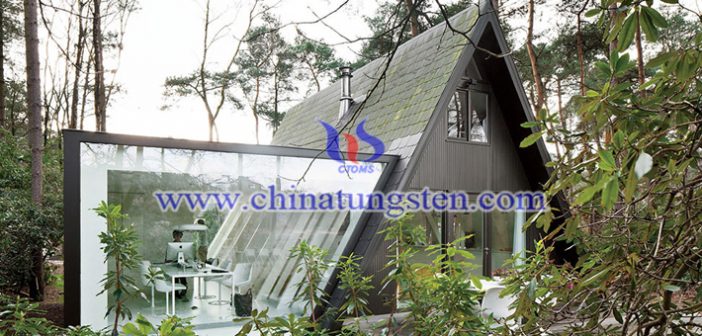 violet tungsten oxide nano powder applied for heat-insulating energy-saving glass picture
