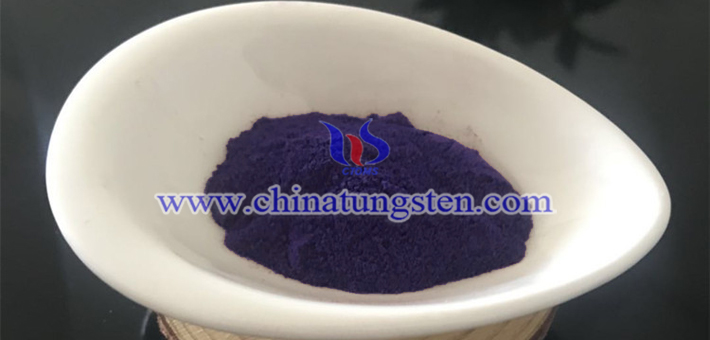 violet tungsten oxide nano powder applied for heat-insulation glass coating image