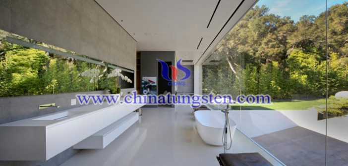violet tungsten oxide nano powder applied for heat-insulation glass coating picture